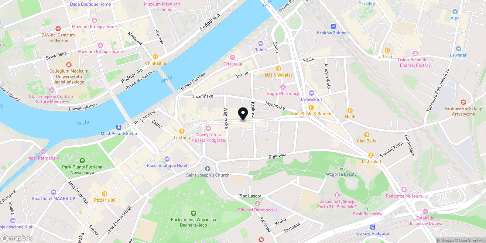 Mapa Podgórski Dom Urody