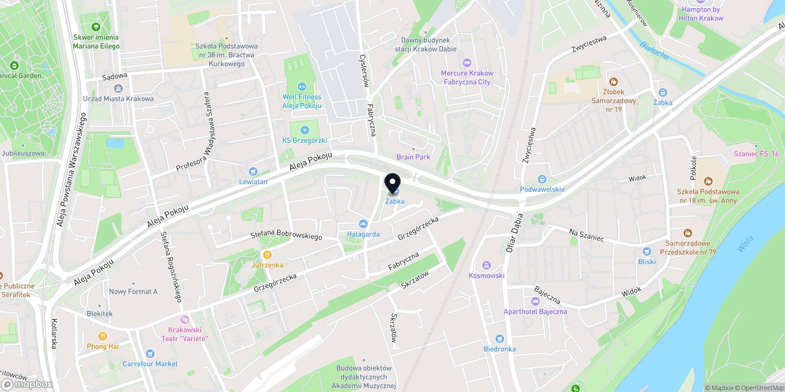 Mapa Klinika włosa Katrin