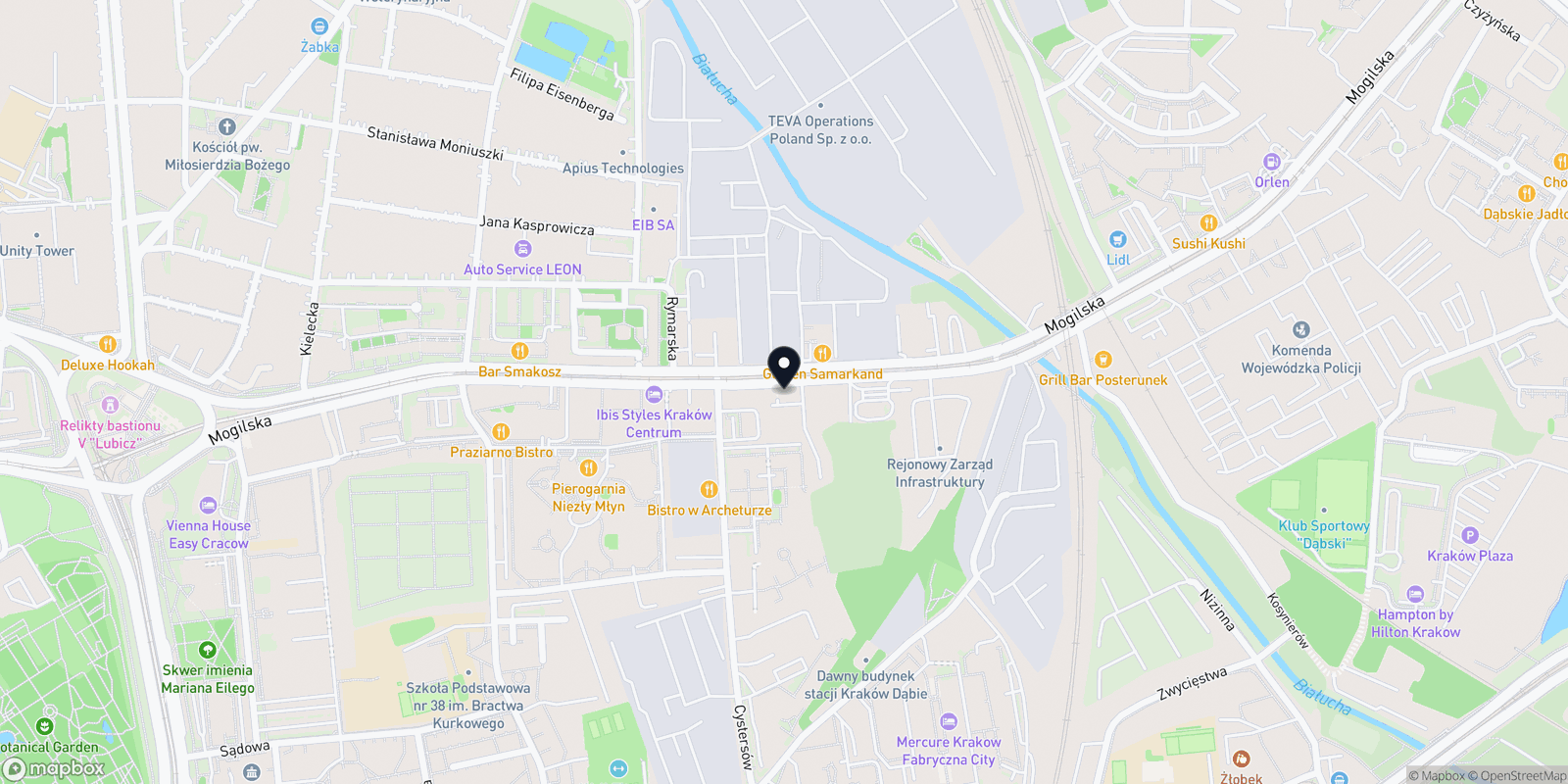 Mapa Instytut Urody Sakura