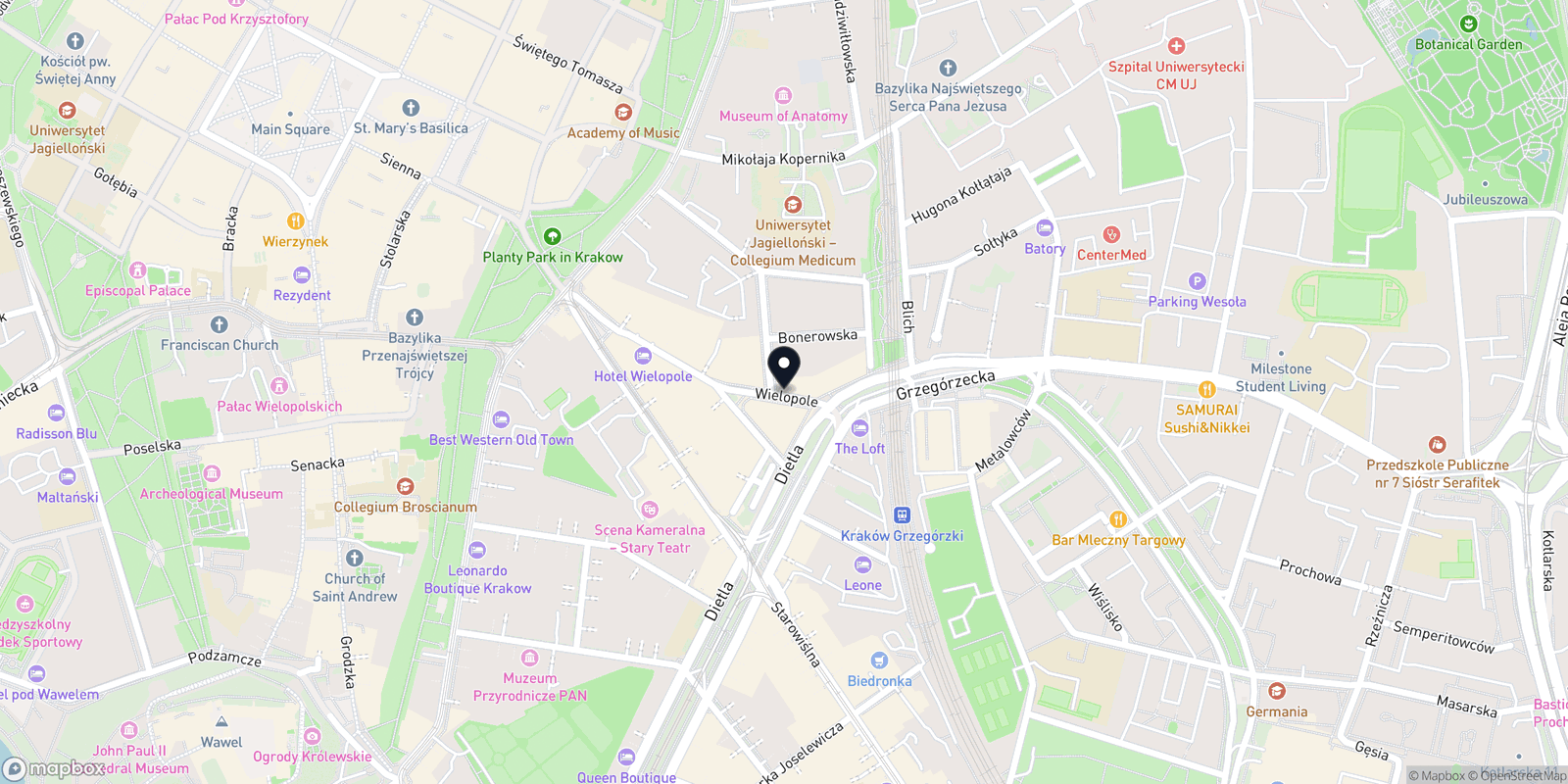 Mapa Dream Barbershop