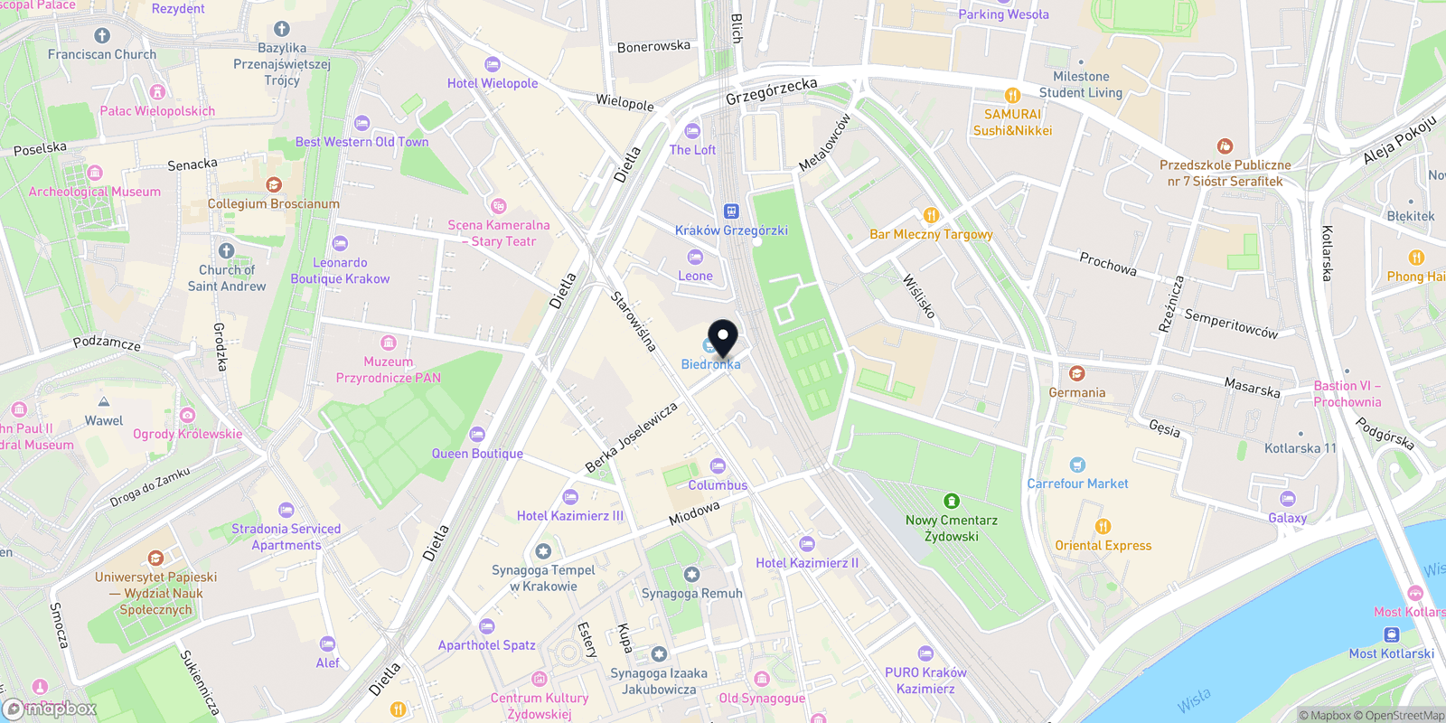 Mapa Berka Barber