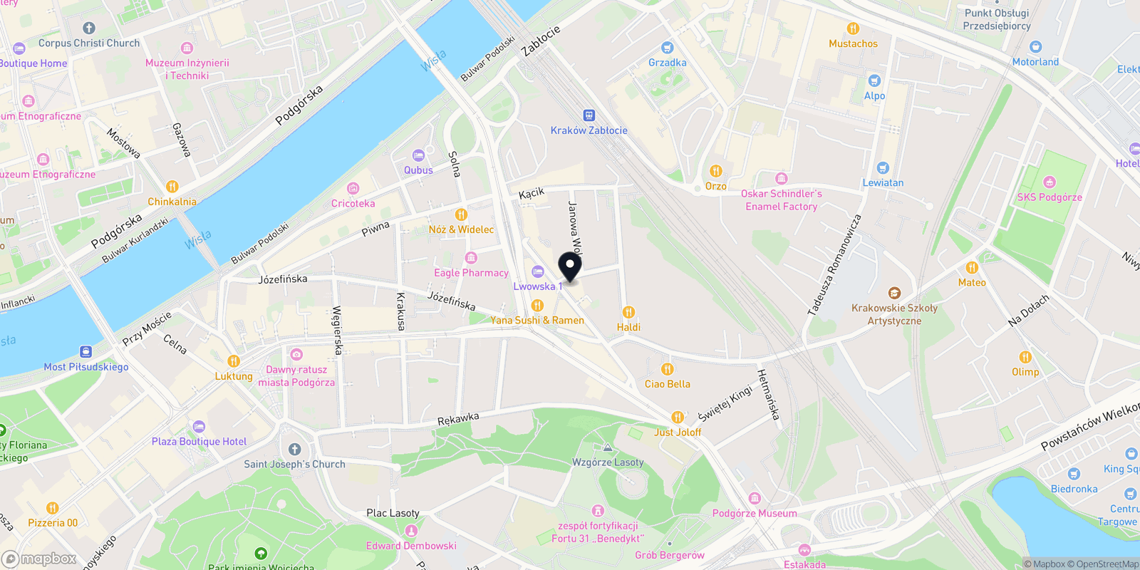 Mapa Depilacja Laserowa/Elektroepilacja/Fotoodmladzanie/Krakow
