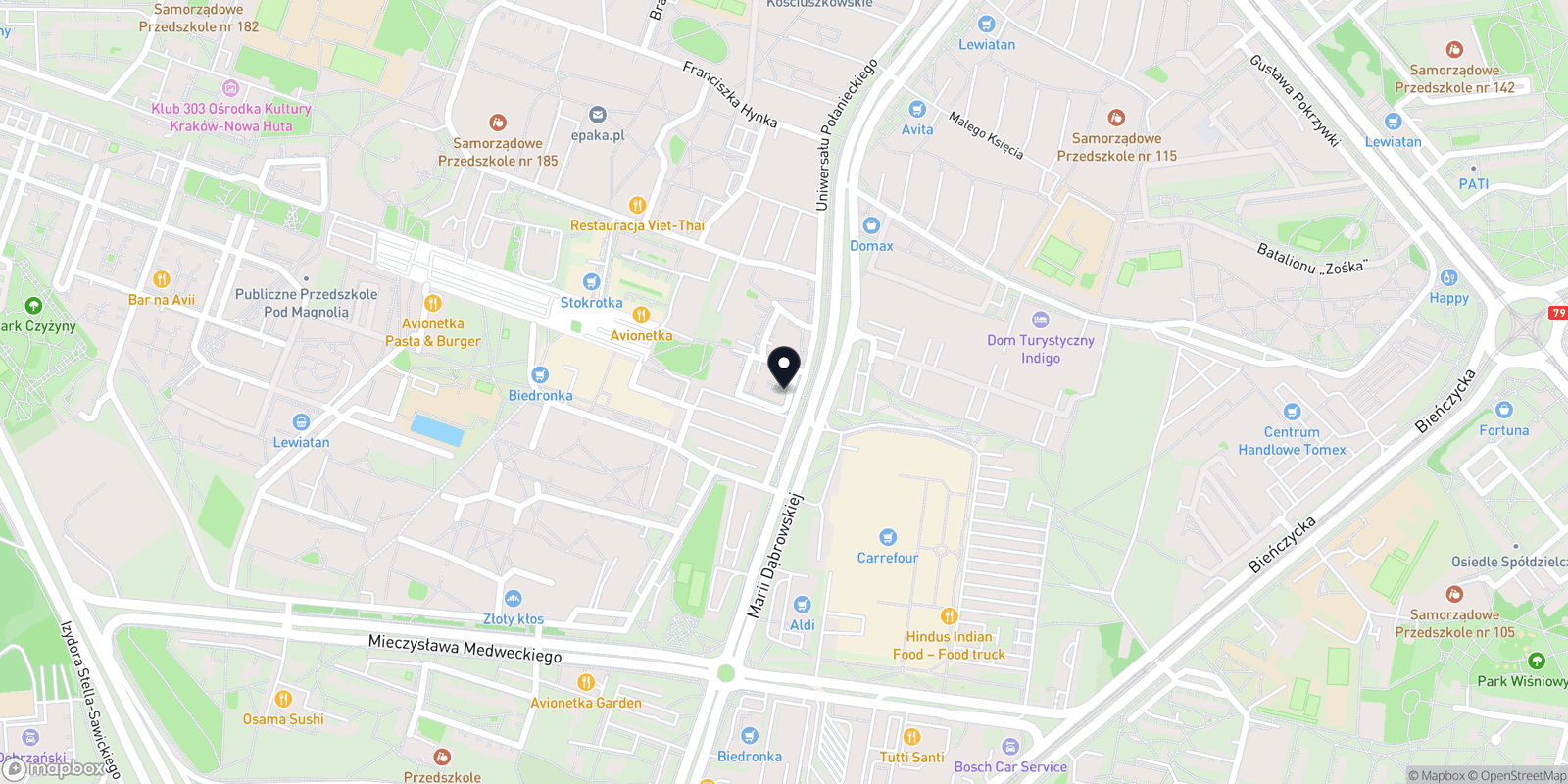 Mapa Salon Urody Fabien Jolanta Gębala