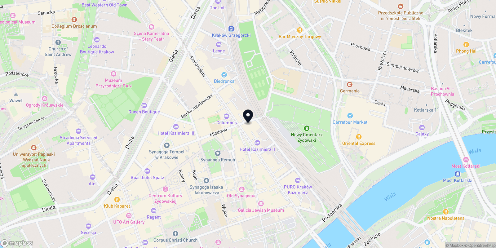 Mapa Studio Piękności Olesia Maiko (otwarci w niedziele)