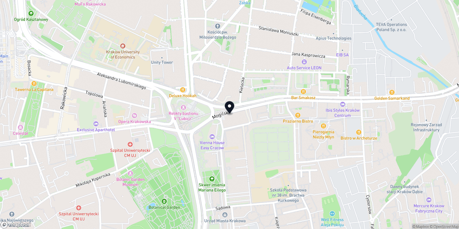 Mapa Ostrze Barbershop