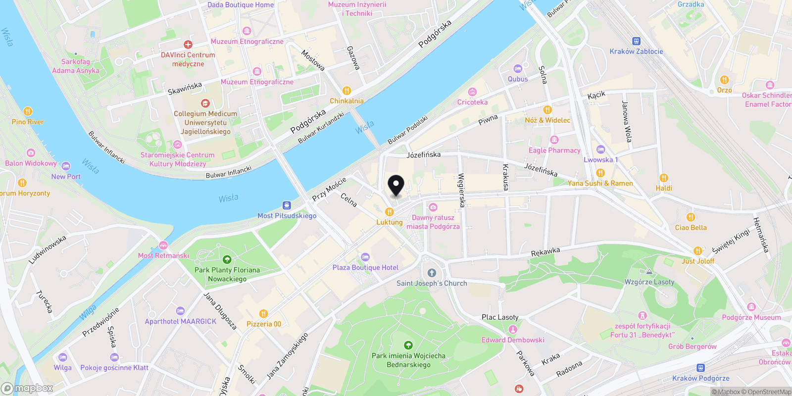 Mapa INDICUM LIMFOMODELING KOBIDO UL.RYNEK PODGÓRSKI 12/2