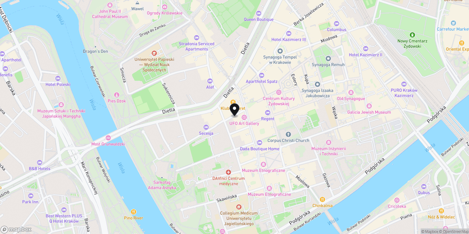 Mapa Zeus Studio