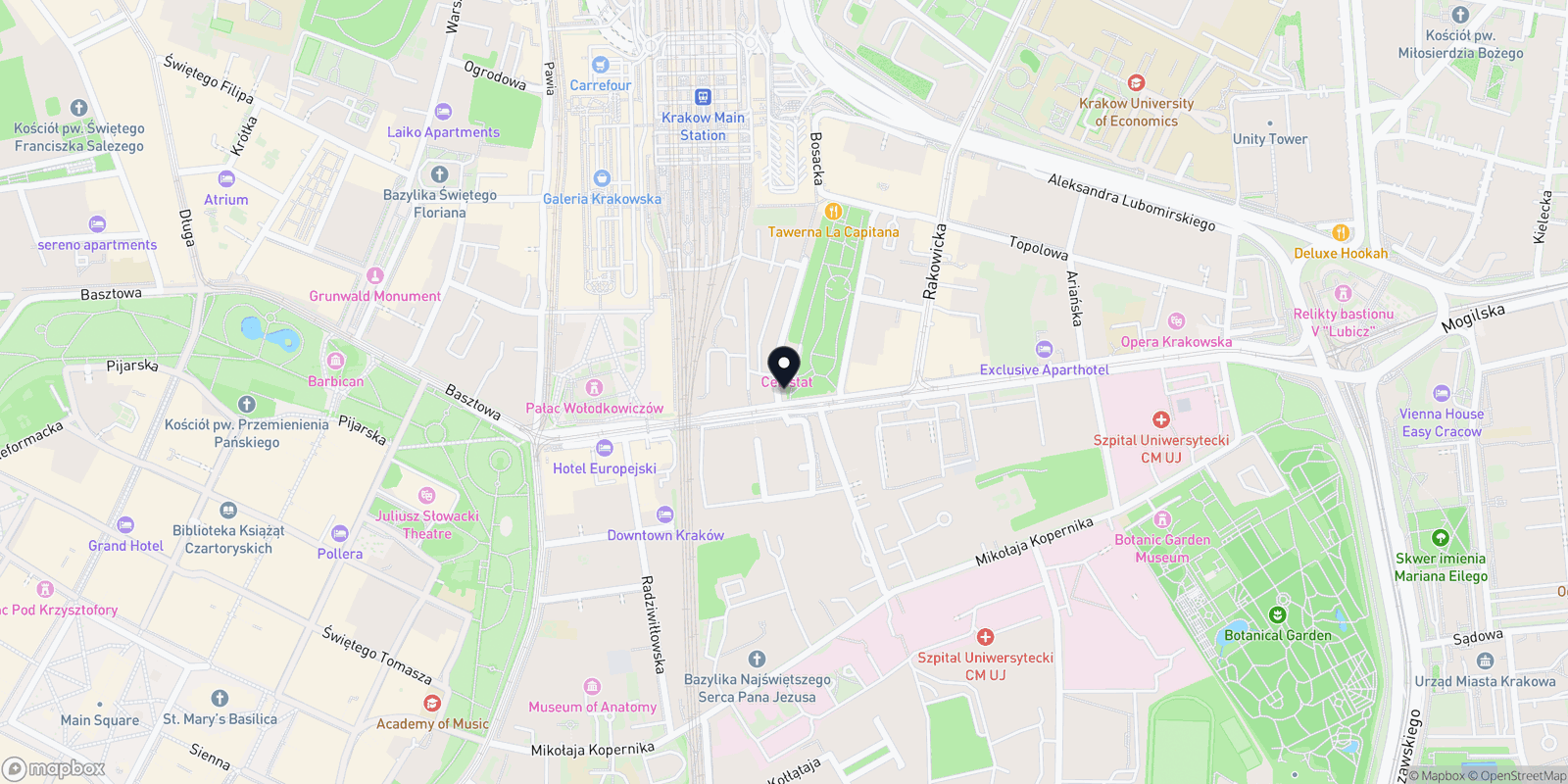 Mapa JOANNA ZAPOROWICZ mistrz fryzjerstwa