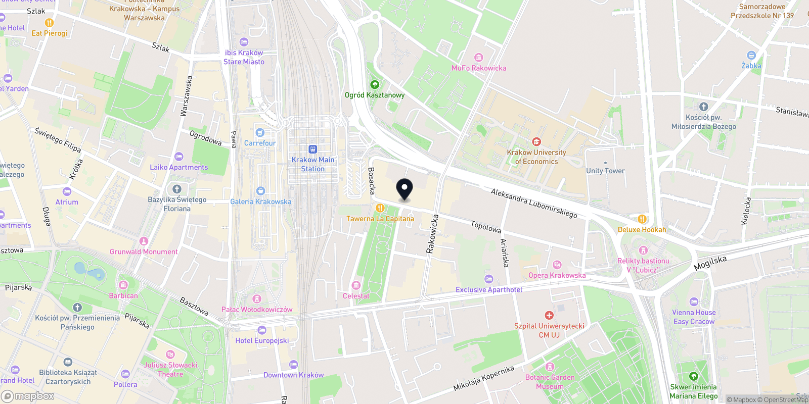 Mapa BOAR BARBER Topolowa 8