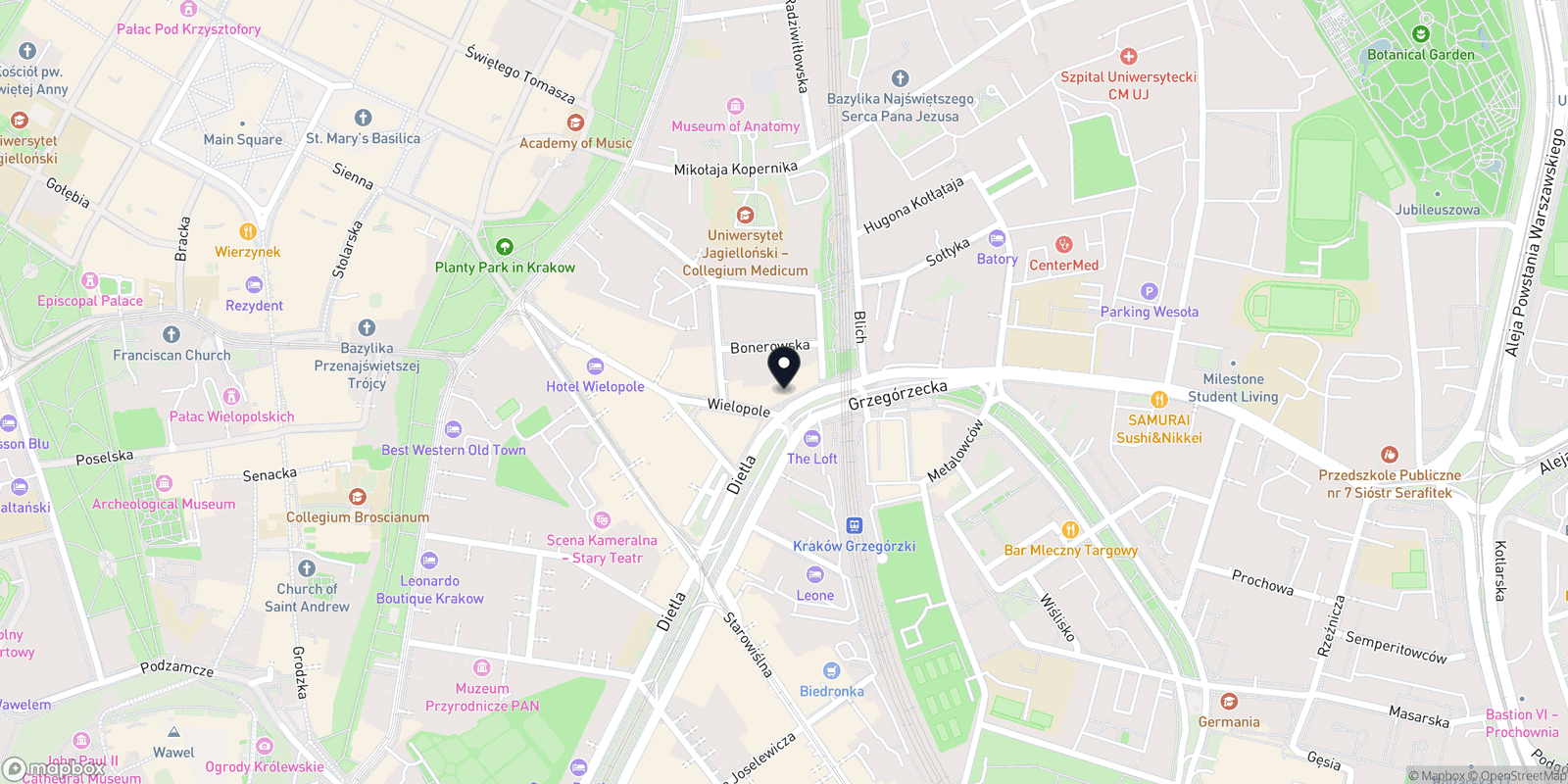 Mapa Astarté Beauty Space