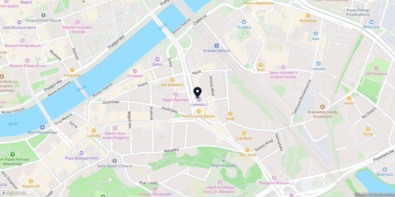 Mapa Relaksarium SPA