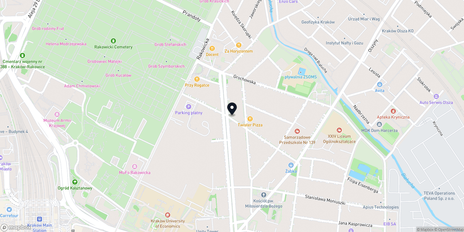 Mapa Salon Fryzjerski&Barber