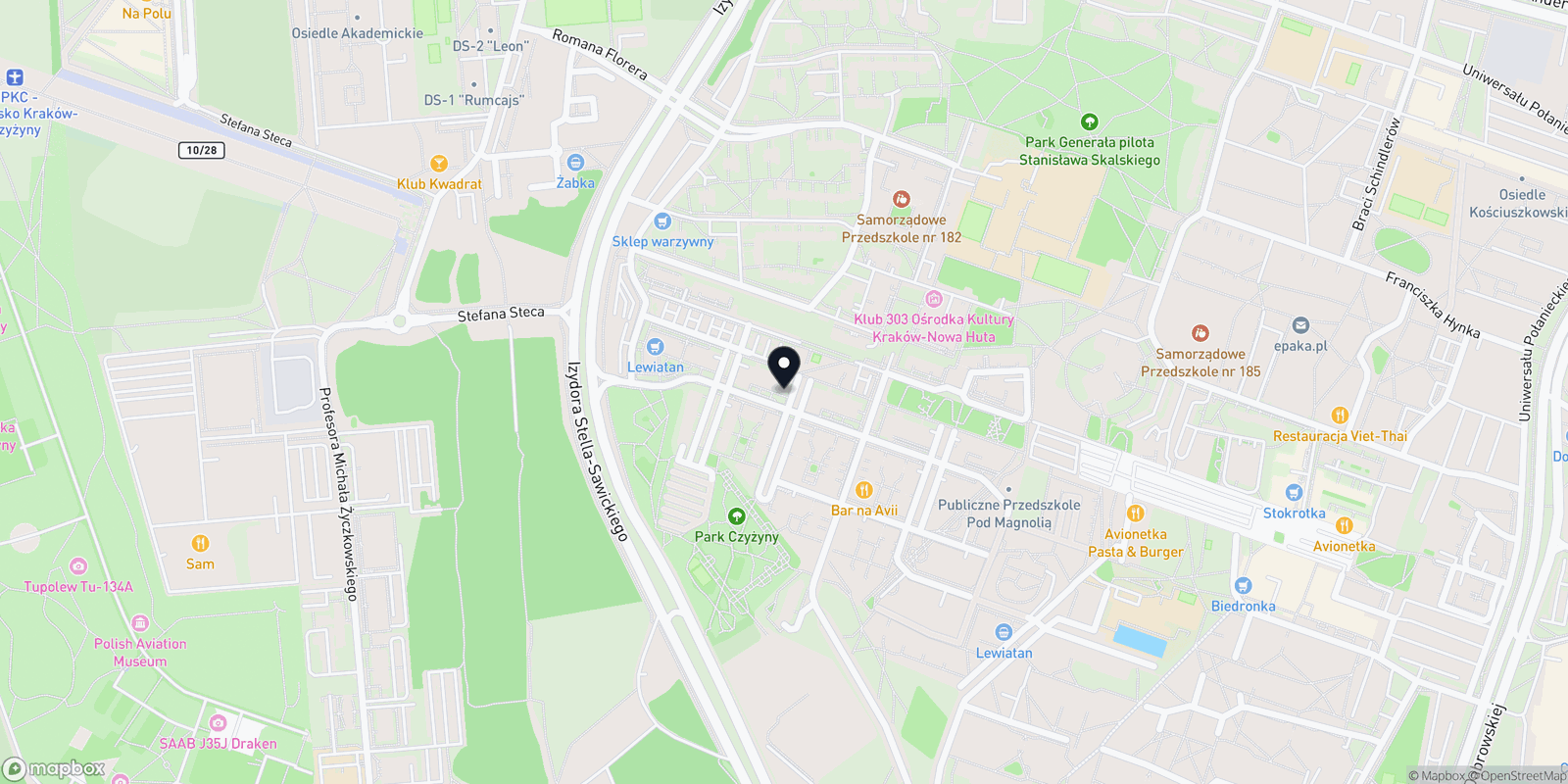 Mapa PazuMalu Czyżyny