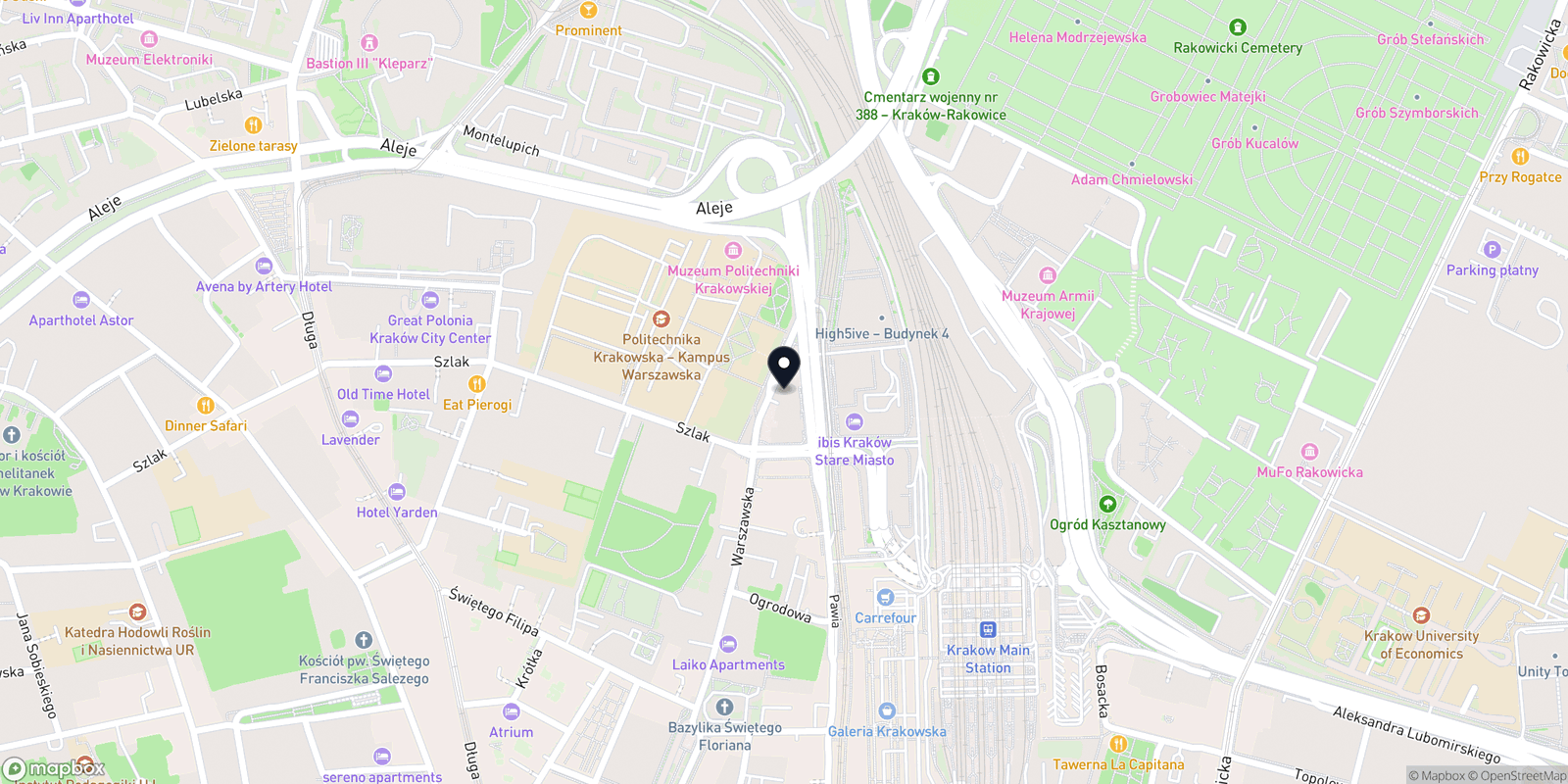 Mapa Imperial Barbershop & Academy Szlak 50 (Czynne codziennie)