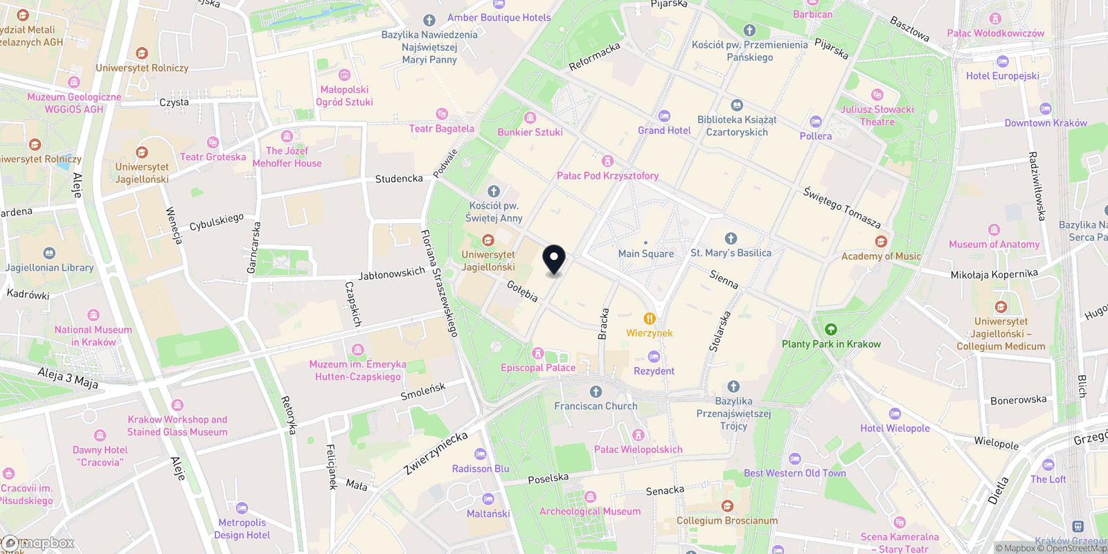 Mapa Star Studio Rynek