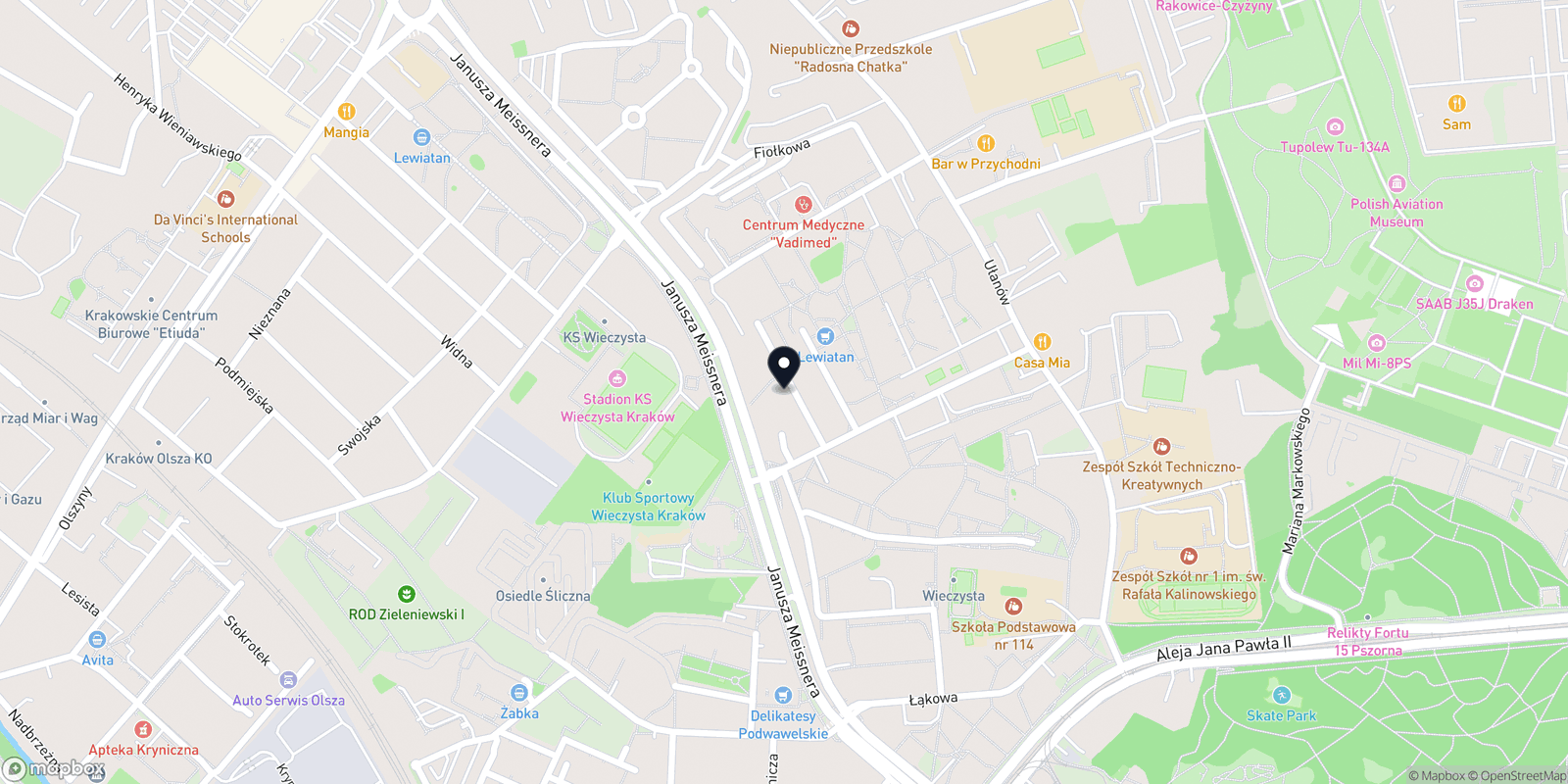 Mapa Gabinet kosmetyczny Ewa- Studio depilacji woskiem