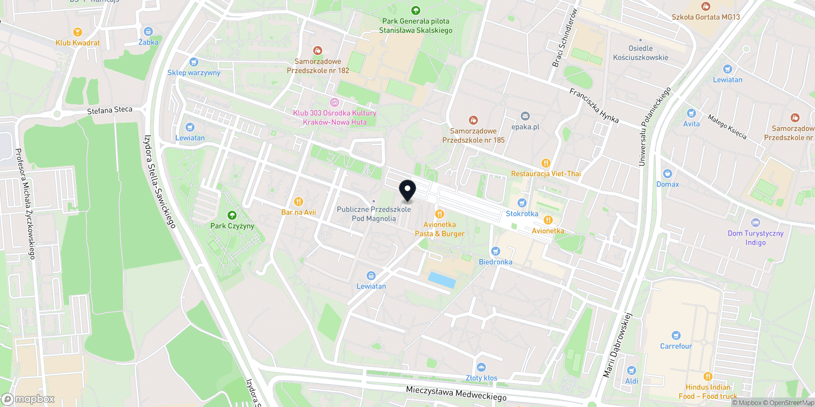 Mapa Pracownia Fryzjerska Trento
