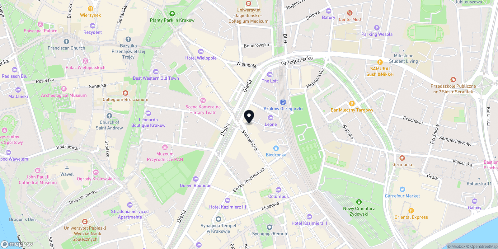Mapa NailsRoom