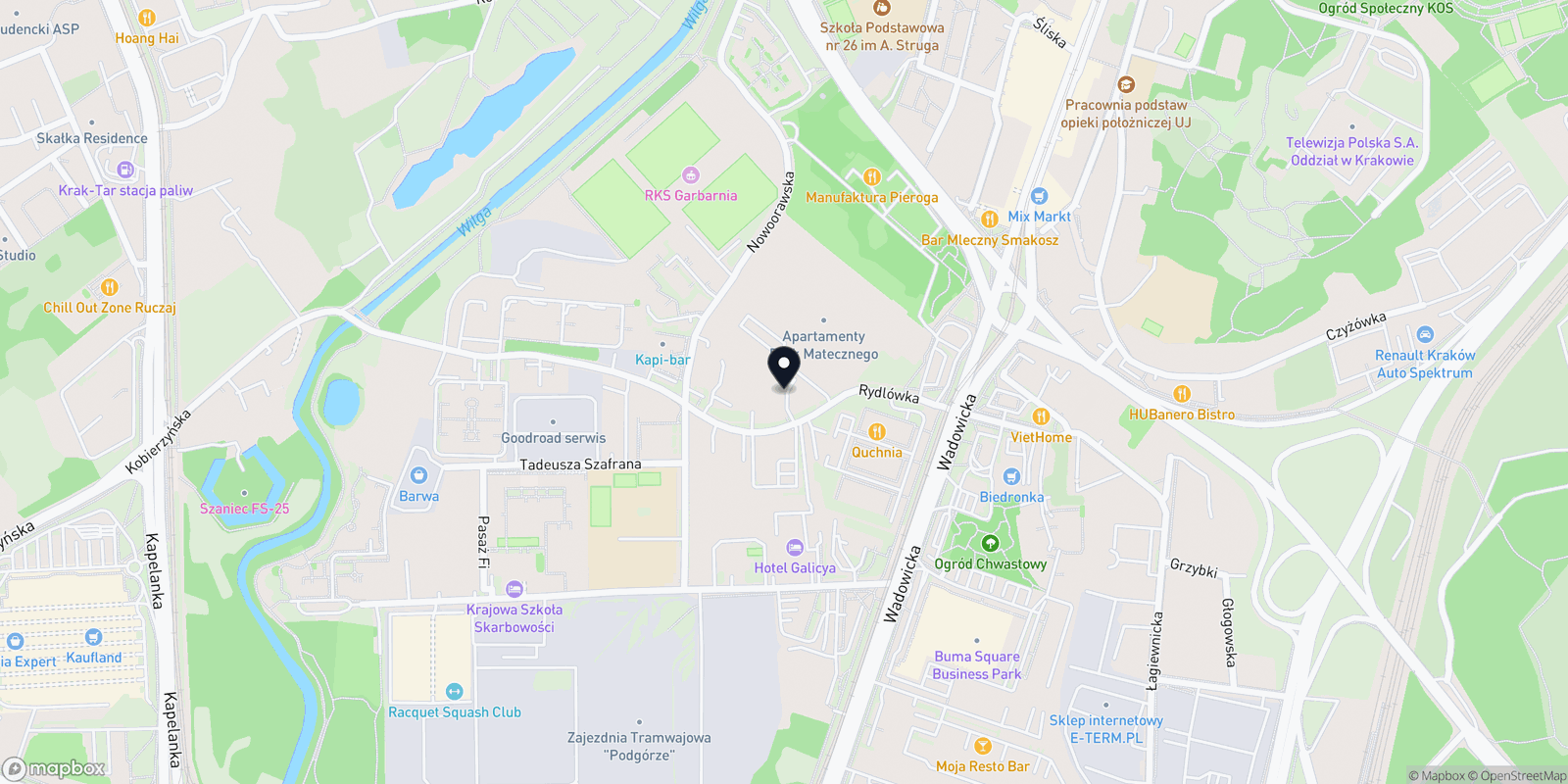 Mapa MyRest Masaż