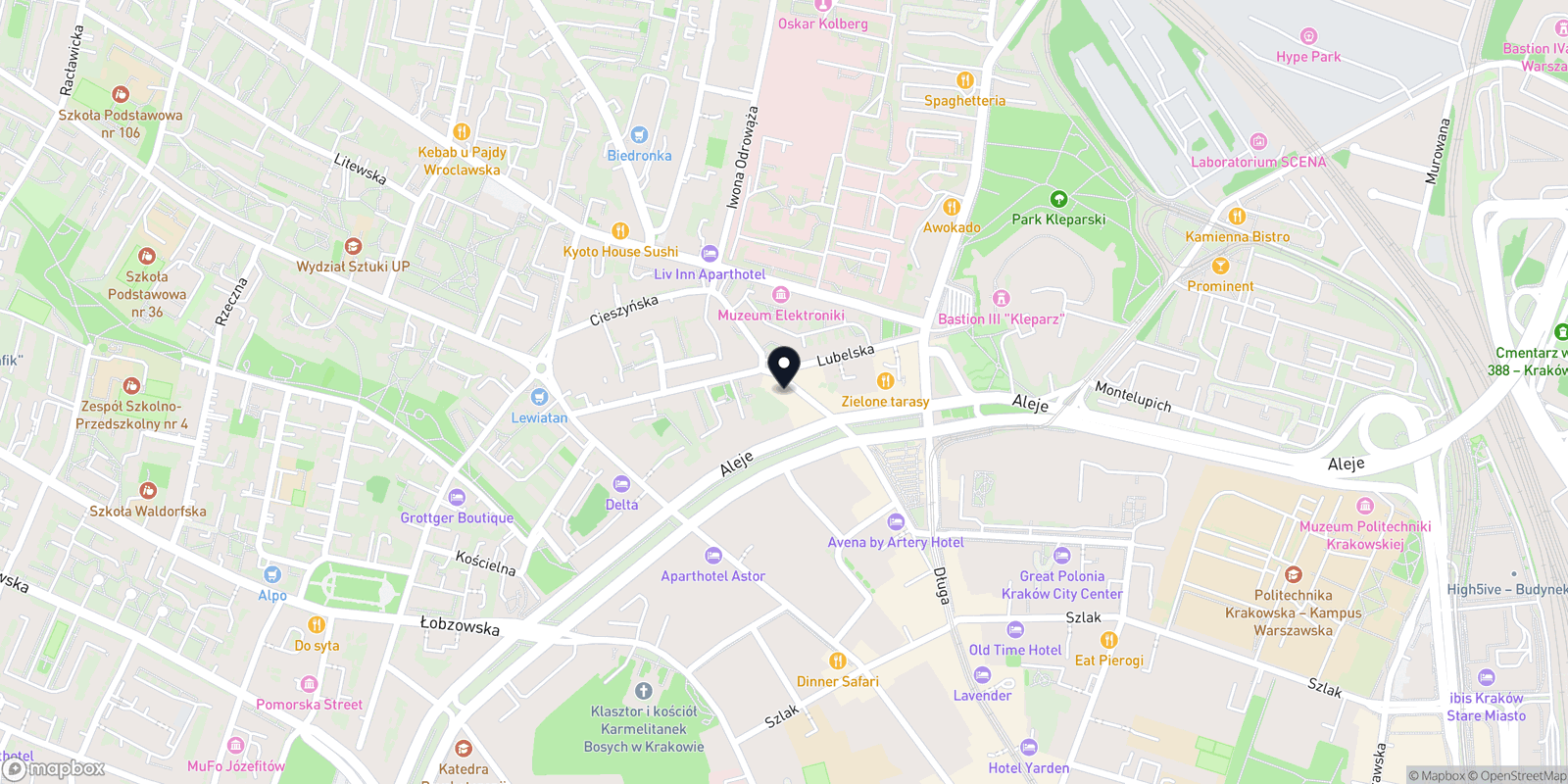 Mapa TheSadovsky Barbershop