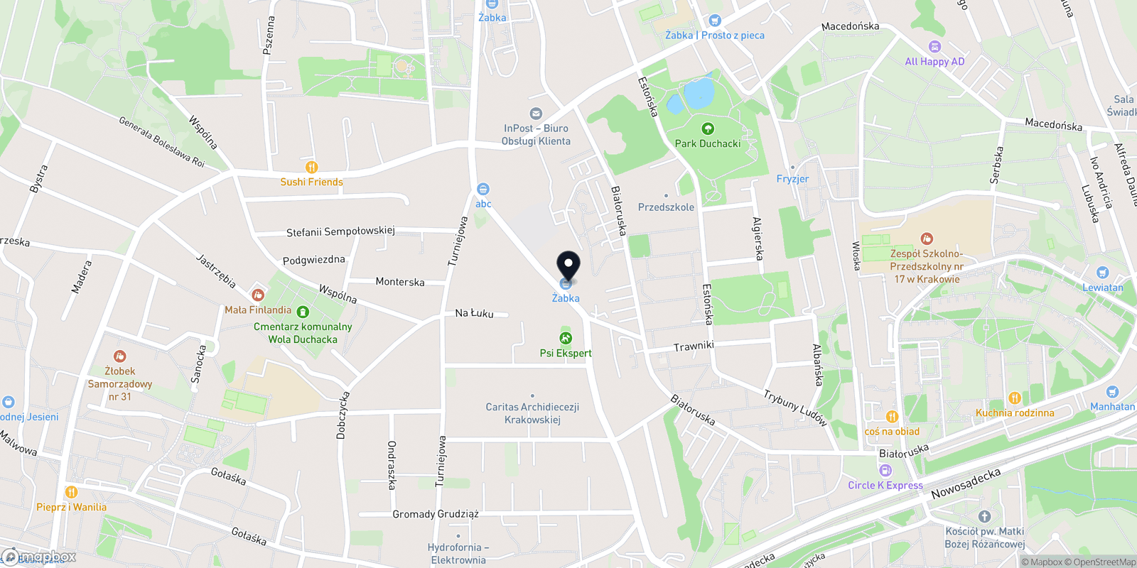 Mapa HP Punkt zdrowia Łukasz Zastępski