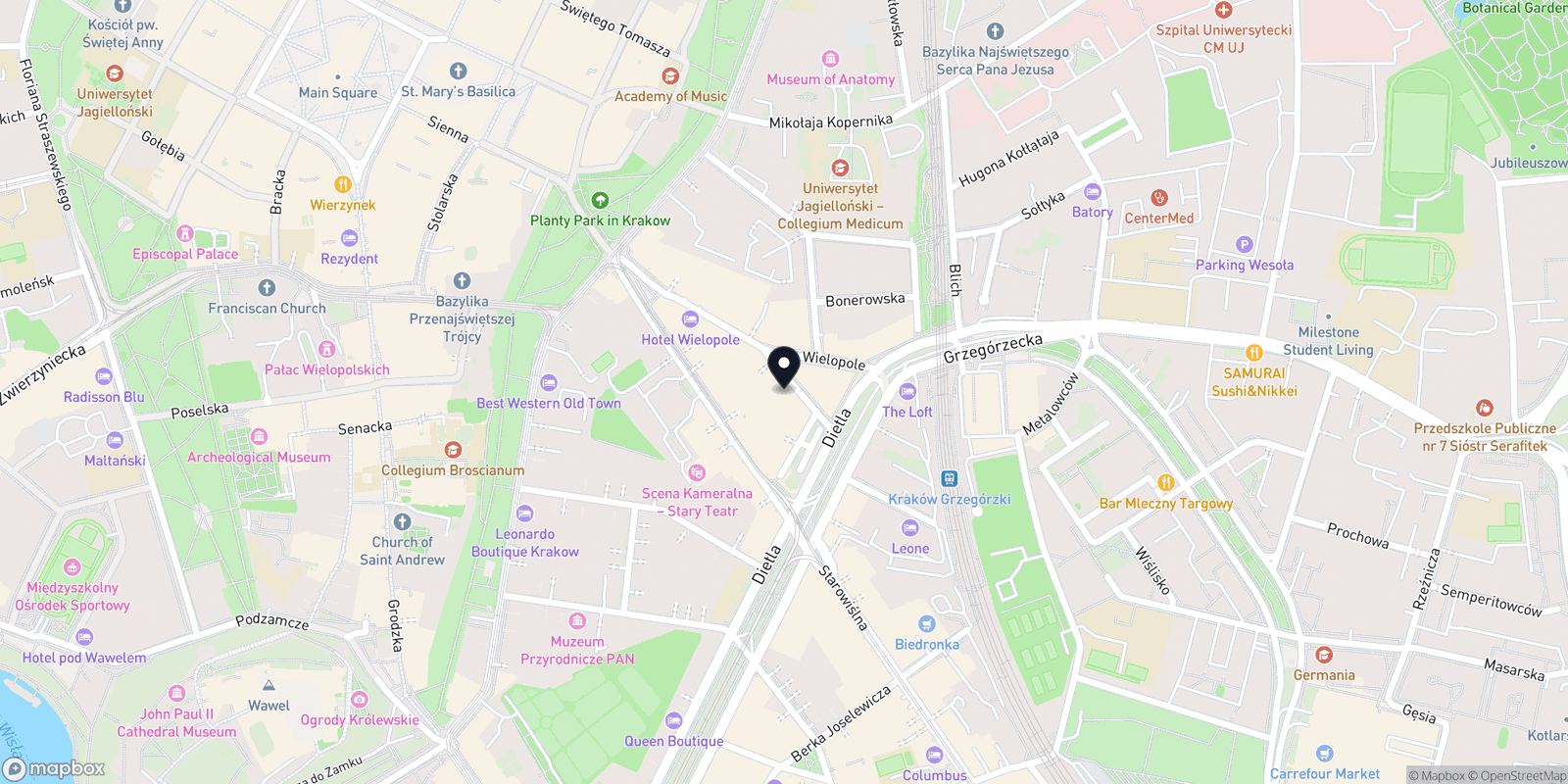 Mapa AVE Piękno & Zdrowie