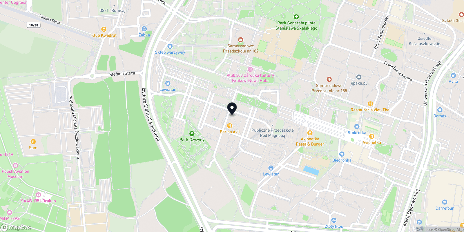 Mapa Anna Połomska Kosmetologii Czas