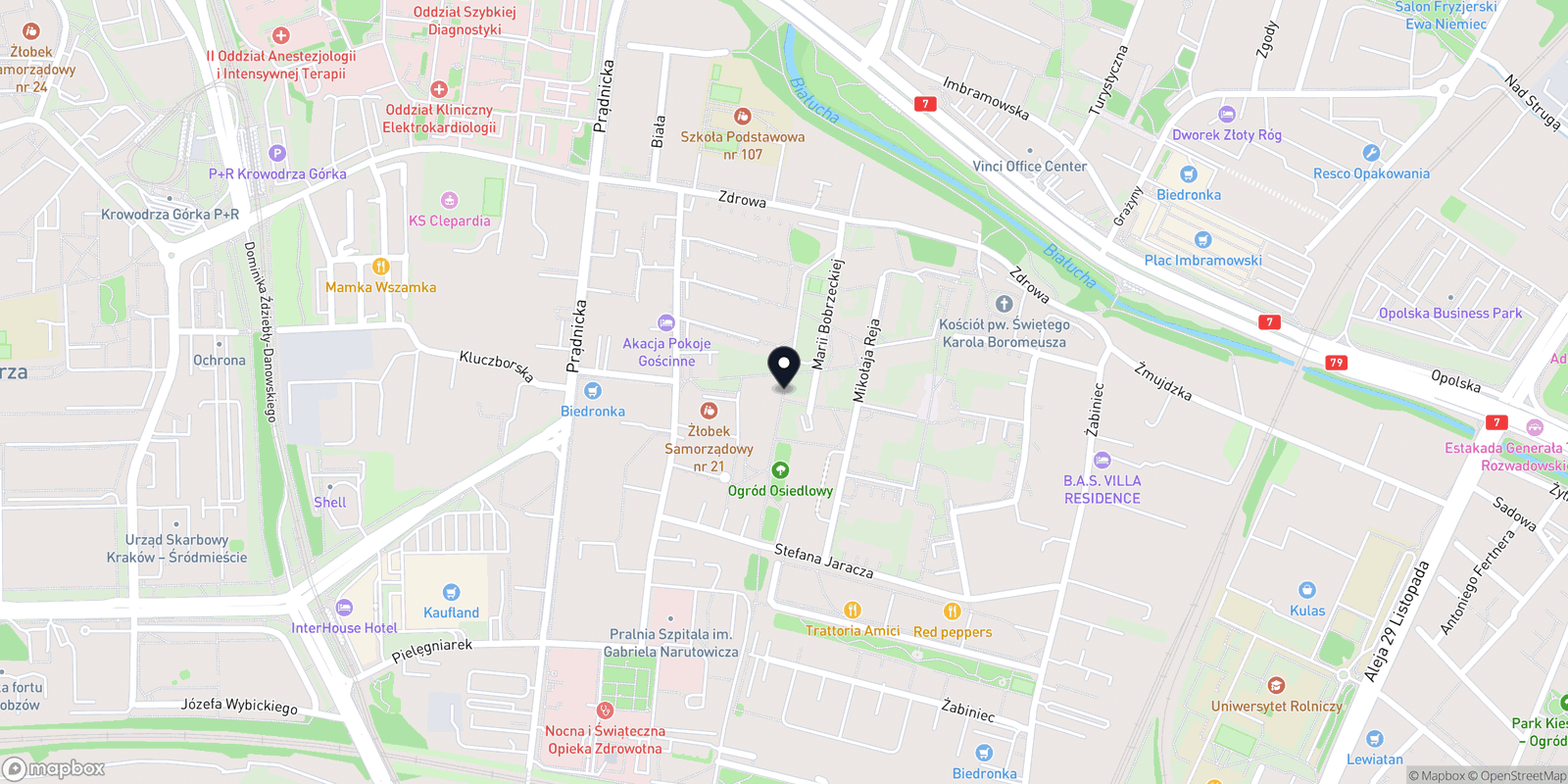 Mapa Fryzjer KN Szafran Lekarska 5
