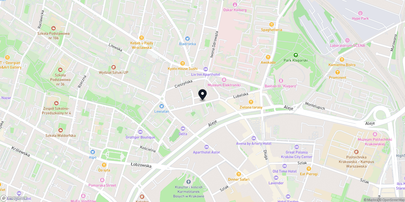 Mapa SUBKULTURA BARBERSHOP