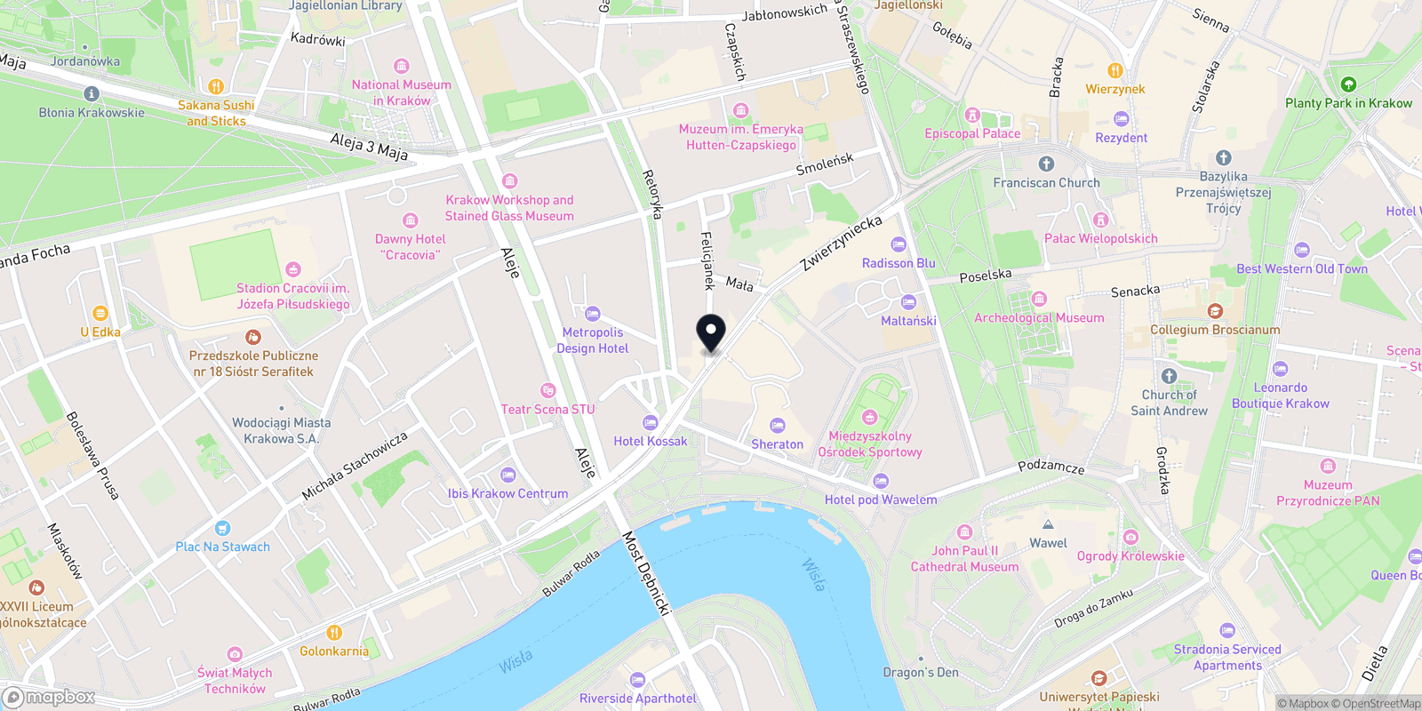 Mapa Salon Fryzjerski „MISZA”