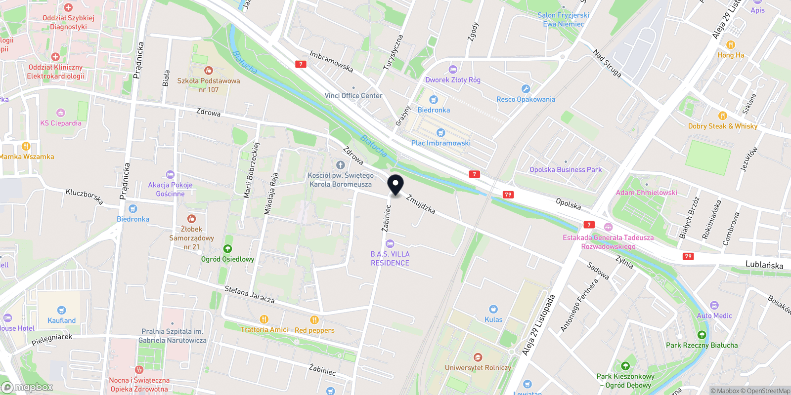 Mapa Health Mode Gabinet masażu Anna