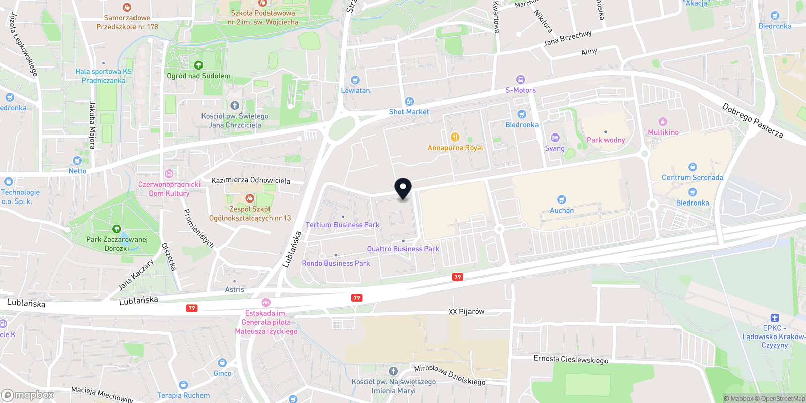 Mapa All For Body Prądnik Sp.zo.o