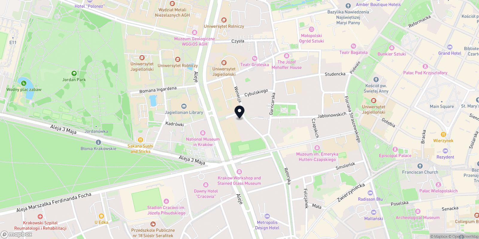 Mapa Studio Mystic