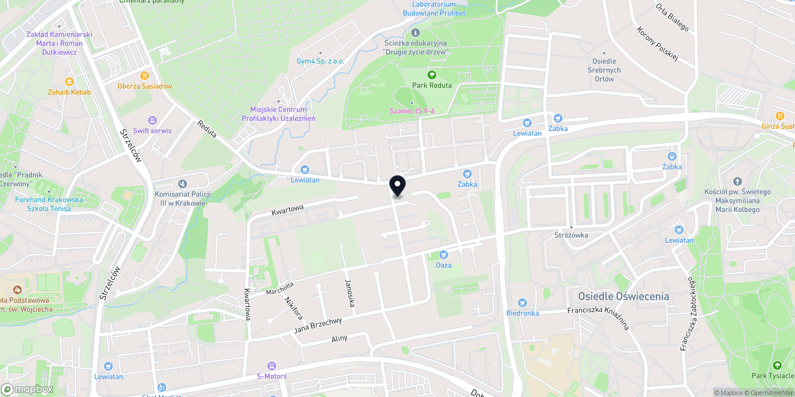 Mapa Salon urody Galatea