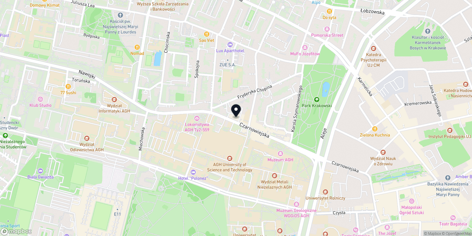 Mapa AKcent