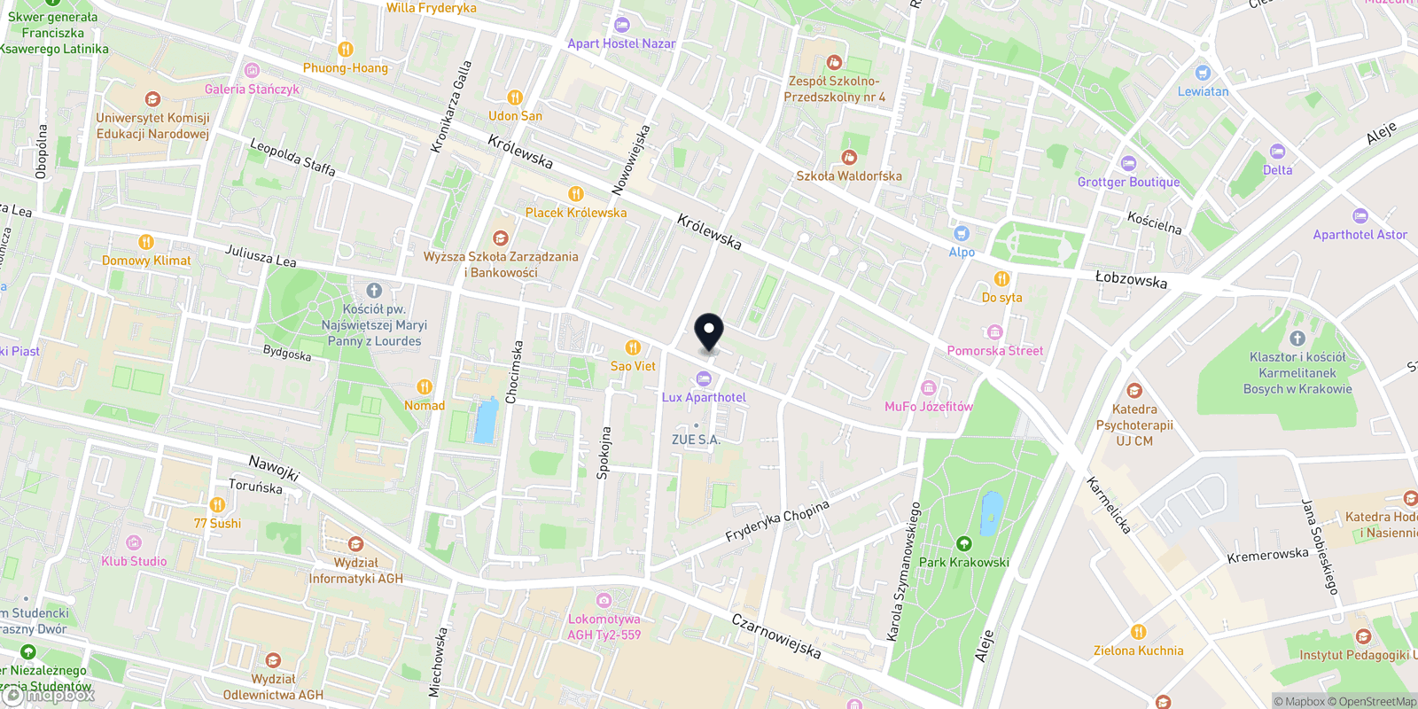 Mapa Blueberry Salon
