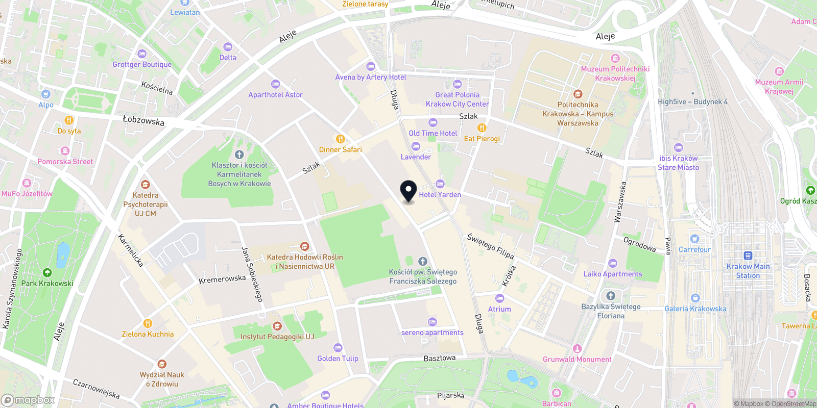 Mapa Masaż tybetański Kunye