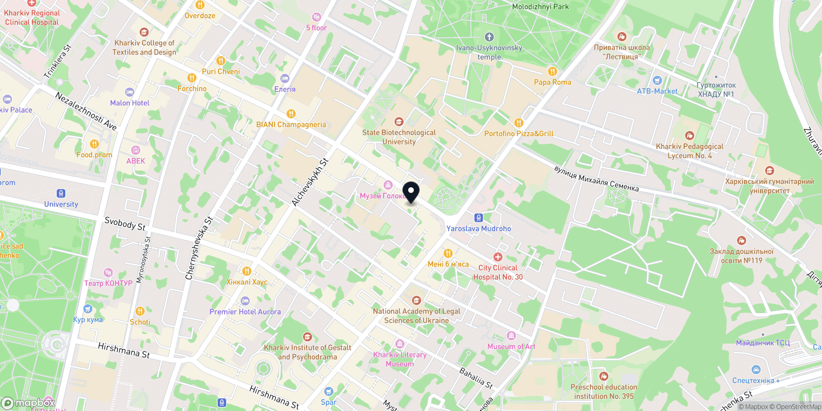 Карта закладу Nail Room