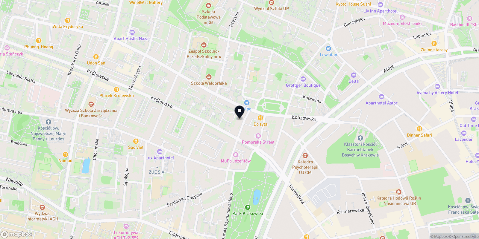Mapa Alenail Studio