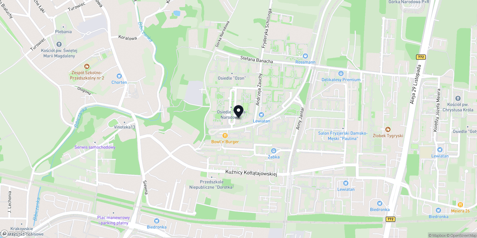 Mapa Piękna Sprawa Atelier Zauchy