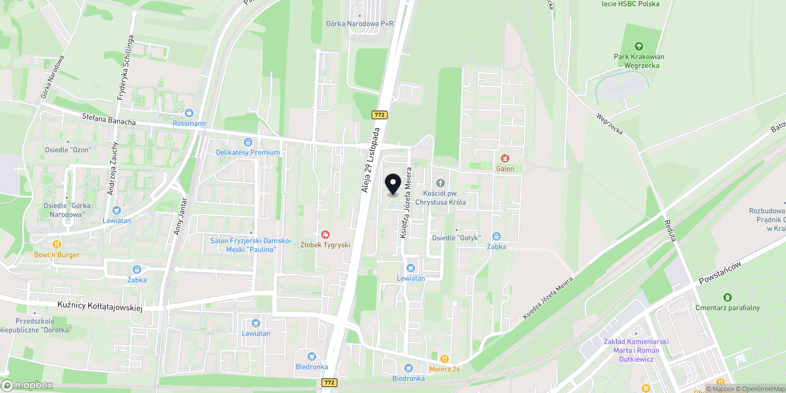 Mapa NIGDZIE STUDIO MASAŻU