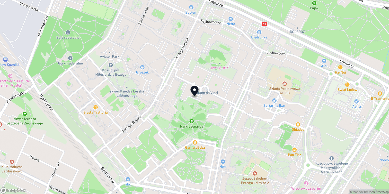 Mapa Balance Barbershop