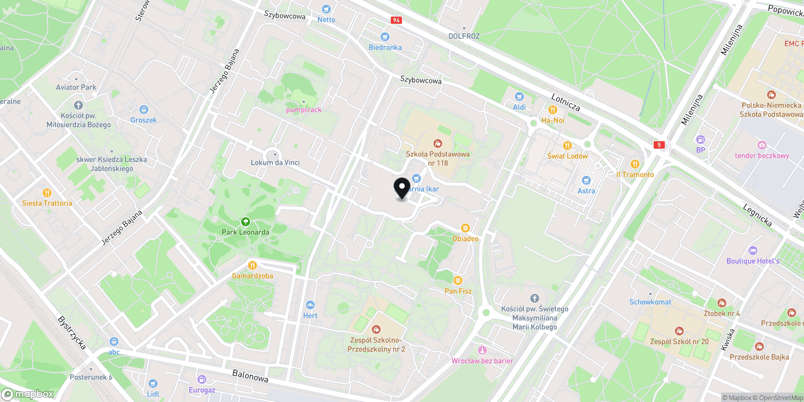 Mapa Estetica studio urody