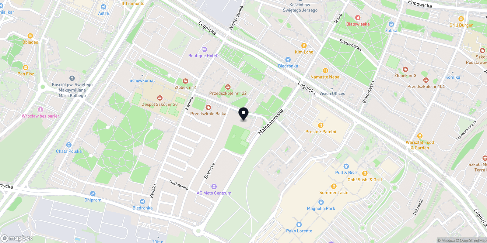 Mapa Namassage Wrocław Masaże Relaksacyjne
