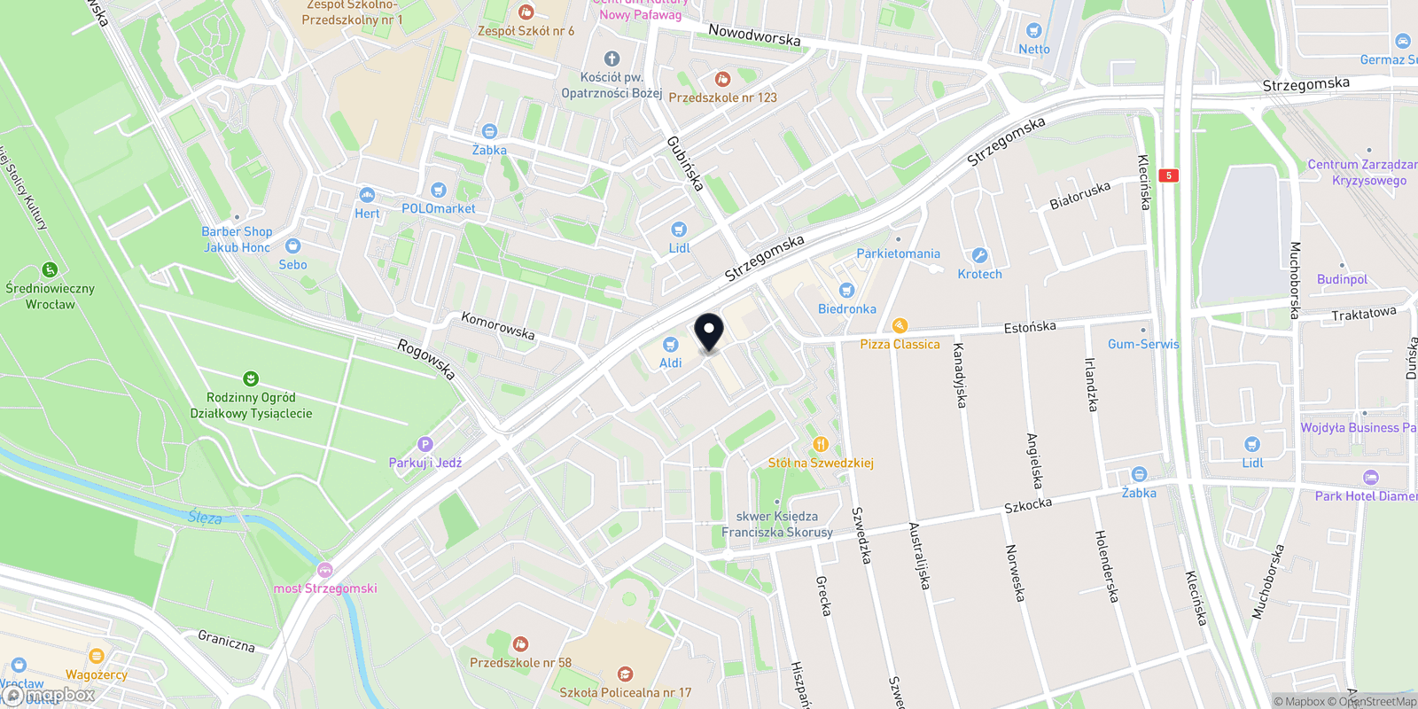 Mapa Twój Fryzjer Valentyna Ul Szwedzka 11b