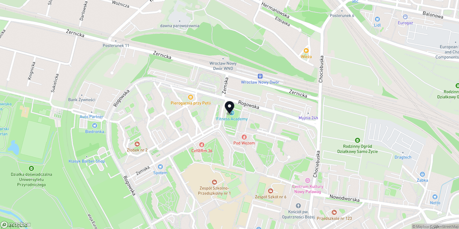 Mapa Studio Masażu