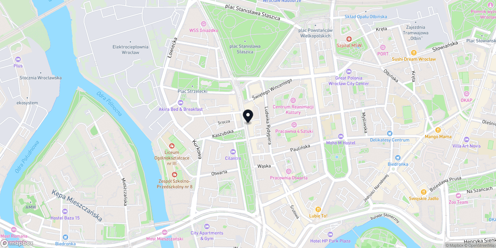 Mapa 🇵🇱 NATURA PIĘKNA Salon Urody Kamila Miernik