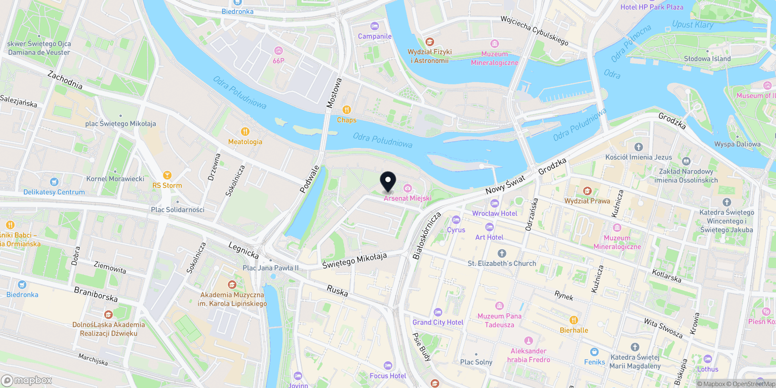 Mapa Corner Salon (Jana Pawła II 26