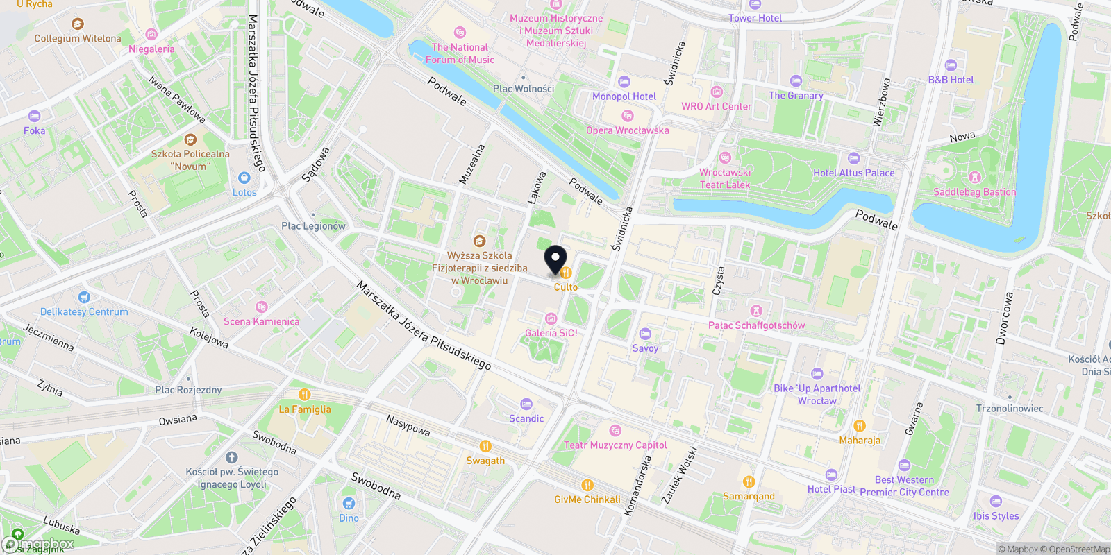 Mapa Olga Honcharuk Fryzjer