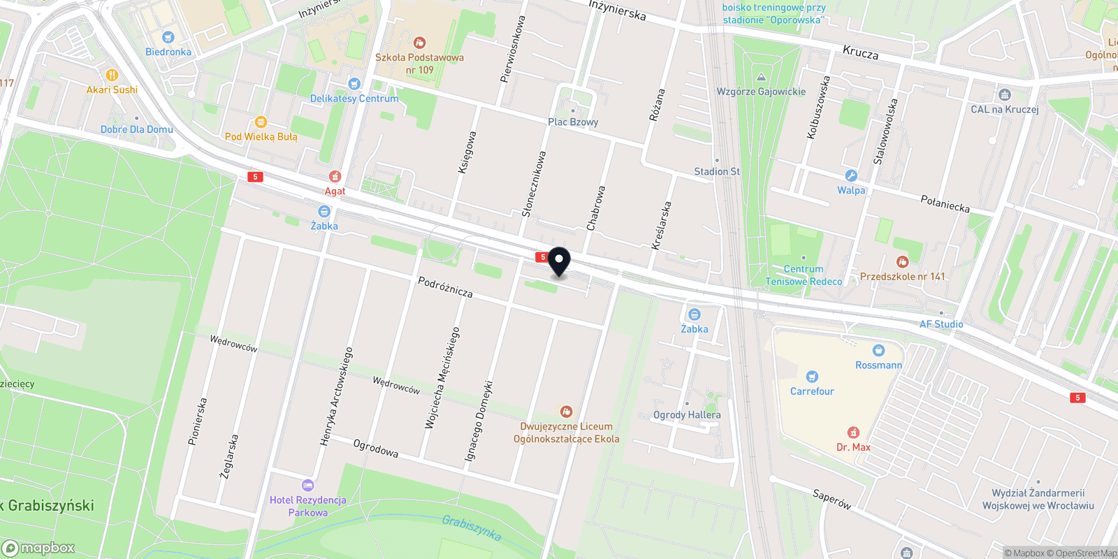 Mapa ZONE 114 BARBERSHOP